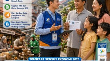 Sensus Ekonomi 2026 Dimulai 15 Juni, BPS Imbau Masyarakat Berikan Data Jujur dan Lengkap