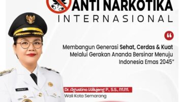 Peringati HANI 2026, Walikota Agustina Wilujeng Ajak Warga Semarang Bersatu Lawan Narkoba