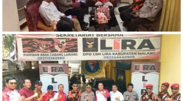 Kapolsek Lawang Silaturahmi Ke Sekretariat LSM LIRA Malang Dan PP Lawang